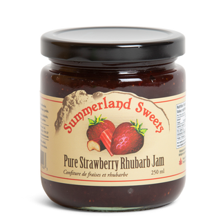 Summerland Sweets Pure Strawberry & Rhubarb Jam 250ml