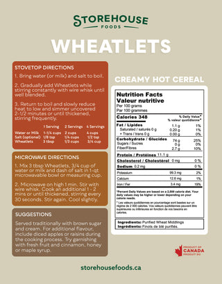 Wheatlets - Creamy Hot Cereal