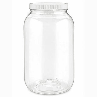 Clear Wide-Mouth 1 gallon Glass Jars (Case of 4)