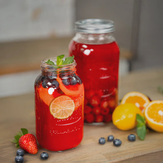 FORJARS Premium Mason Jars – 16 oz (12-Pack)