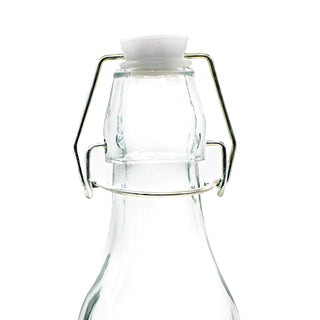 Square Glass Swing Top Bottle