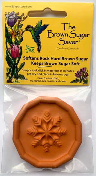 Brown Sugar Saver - Snowflake Design