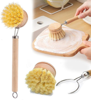 Haug Bursten Dish Brush with 9" Handle