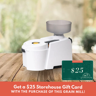 NutriMill Impact Grain Mill + $25 Storehouse Gift Card!