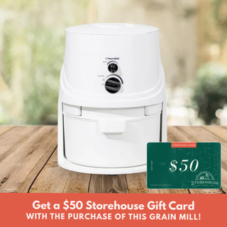 NutriMill Classic Grain Mill + $50 Storehouse Gift Card!