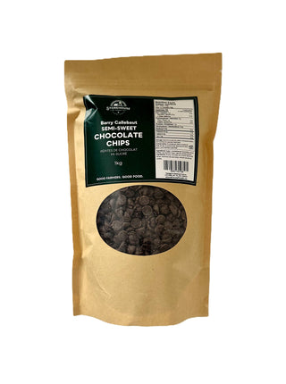 Barry Callebaut Semi-Sweet Dark Chocolate Chips - 1kg