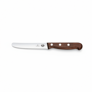 Victorinox Serrated Wood Tomato and Table Knife - 11 cm