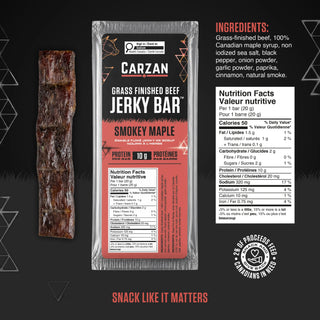 Smokey Maple Jerky Bar