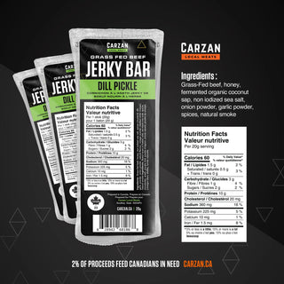 Dill Pickle Jerky Bars