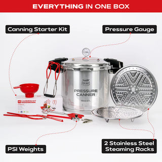 ForJars Stainless Steel Pressure Canner