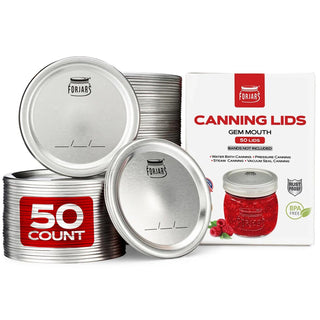 ForJars Canning Lids - 50 pack (bands not included)