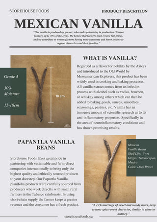 Grade A - Pure Mexican Vanilla Products