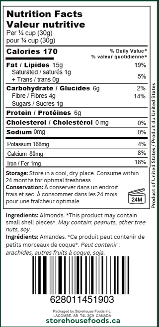 Natural Sliced Almonds - 500g