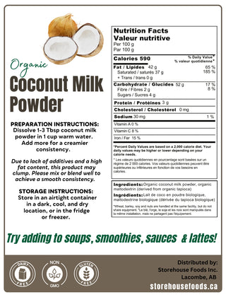 Organic Coconut Milk Powder - 200g