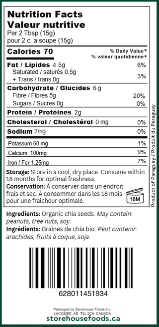 Organic Black Chia Seeds