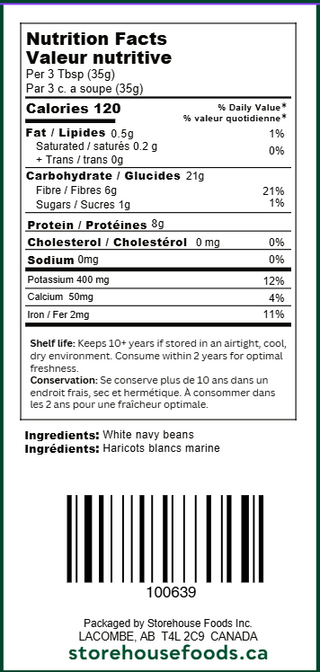 Organic White Navy Beans