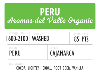 Peru Aromas del Valle Organic