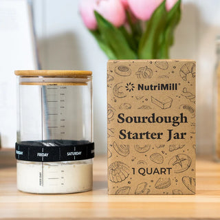 NutriMill Sourdough Starter Jar-1 quart