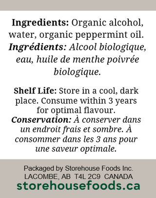 Pure Organic Peppermint Extract