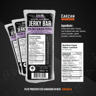 Sea Salt & Black Pepper Jerky Bars