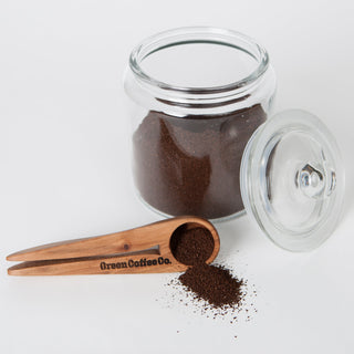 Sweet Gum Clip Scoop used as scoop