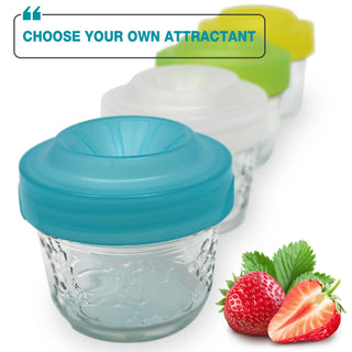 MasonTops Trap Cap Fruit Fly Catching Lids