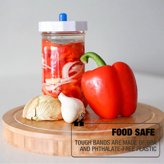 Tough Band Plastic Mason Jar Screw Bands