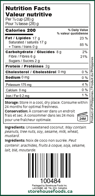 Unsweetened Shredded Coconut