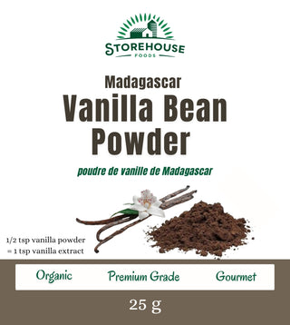 Organic Madagascar Pure Vanilla Powder - 25g
