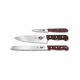 Victorinox Rosewood Flat Knife Set, 3 Pieces