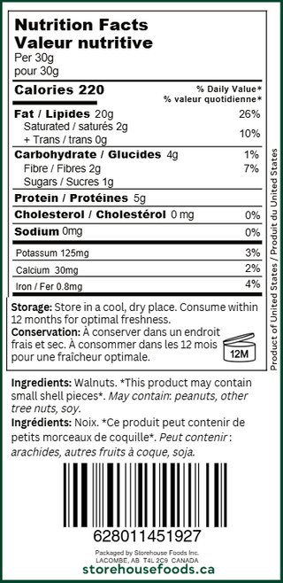 Walnuts, Halves & Pieces - 500g