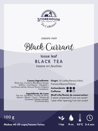 Black Currant Black Loose Leaf Tea