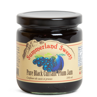 Summerland Sweets Black Currant Plum Jam 250ml
