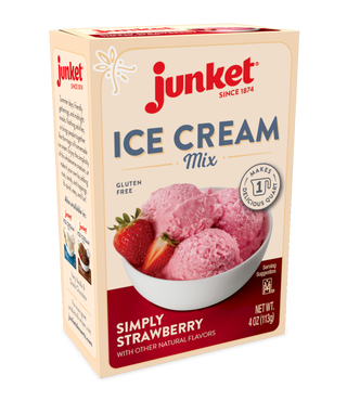 Simply Strawberry Ice Cream Mix by Junket