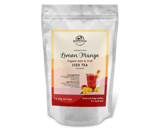 Lemon Mango Natural Iced Tea - Organic Herb + Fruit Tea