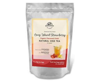 Long Island Strawberry Natural Iced Tea - Organic Flavoured Green Tea