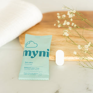 Wheat Straw Bottle 750ml + Cleaner Tablet by MYNI
