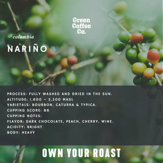 Colombia Narino Organic Washed