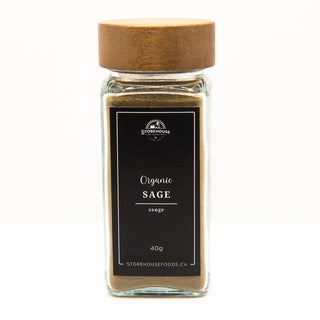 Organic Sage, ground