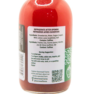 Koornneef Farms Strawberry Mint Lemonade Drink Mix